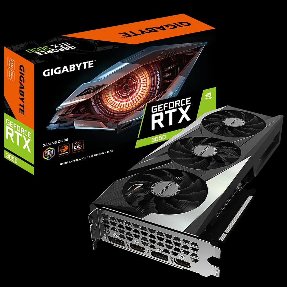 RTX 3050 8GB Gigabyte RTX 3050 8GB Gaming OC
