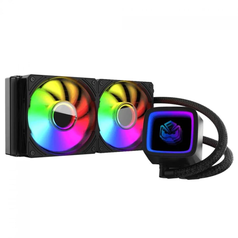 Water Cooler PCYES Tundra 240mm ARGB Preto - WCTBV240