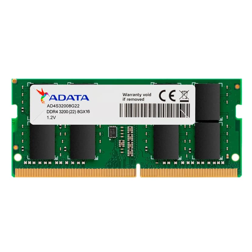 ADATA Premier 8GB (1x8GB) DDR4 SO-DIMM 3200MHz CL22 Verde - AD4S32008G22-SGN