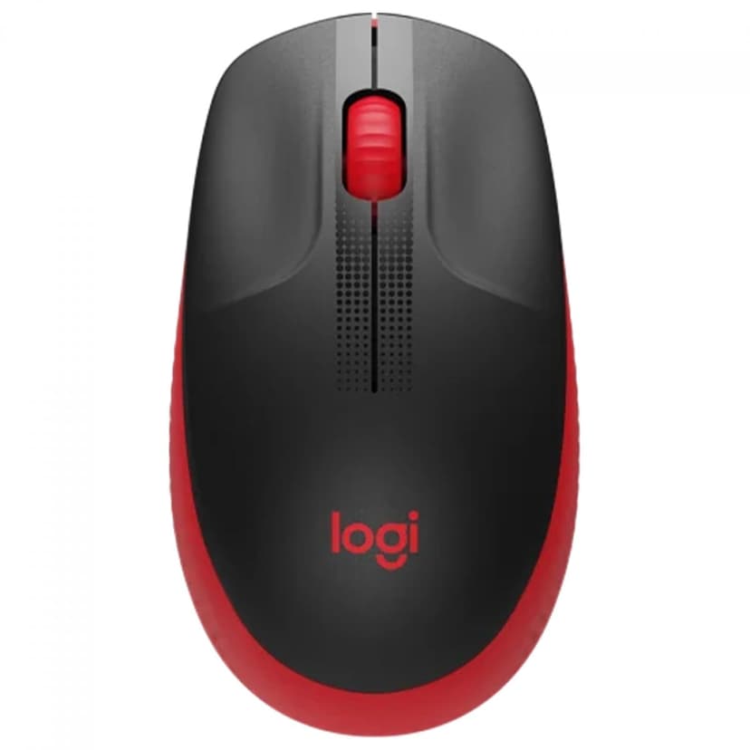 Logitech M190 Sem Fio 1000 DPI Preto Vermelho - 910-005904