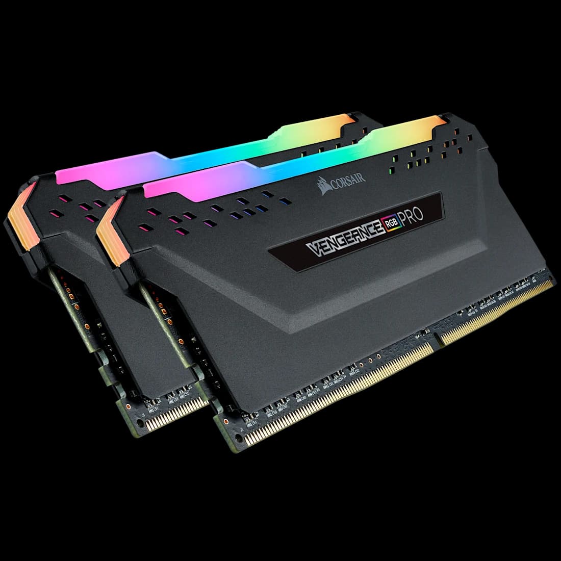 Corsair Vengeance RGB Pro 16GB (2x8GB) DDR4 Corsair Vengeance RGB Pro 16GB (2x8GB) DDR4 2933MHz CL16 Preto - CMW16GX4M2Z2933C16