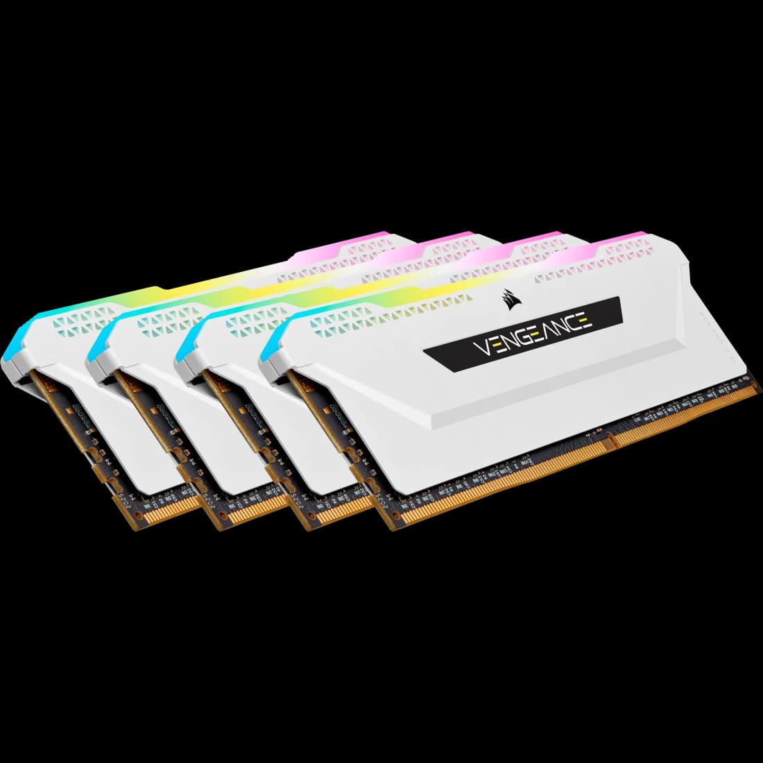 Corsair Vengeance RGB PRO SL 32GB DDR4 Corsair Vengeance RGB PRO SL 32GB (4x8GB) DDR4 3200MHz CL16 Branco - CMH32GX4M4E3200C16W