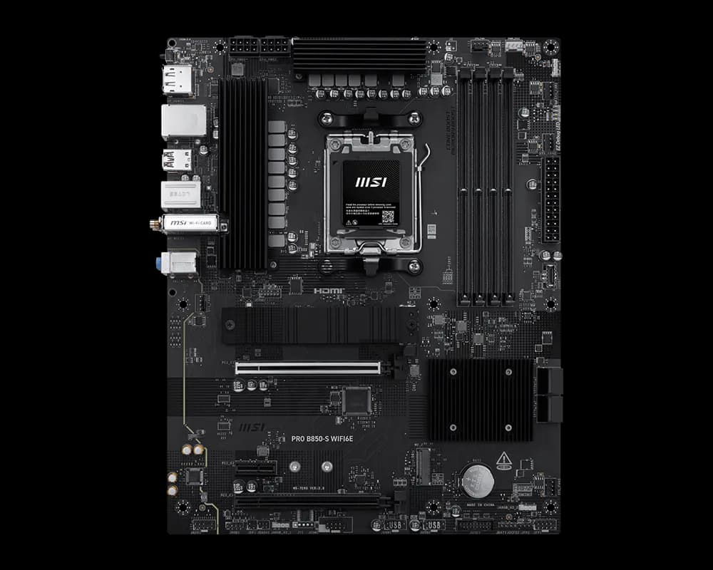 MSI PRO B850-S WIFI6E AM5 ATX DDR5 MSI PRO B850-S WIFI6E AM5 ATX DDR5