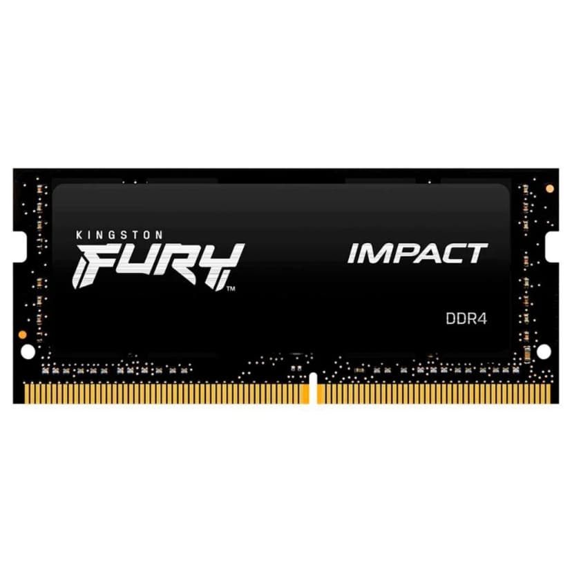 Kingston Fury Impact 16GB (1x16GB) DDR4 SO-DIMM 2666MHz CL15 Preto - KF426S15IB1/16