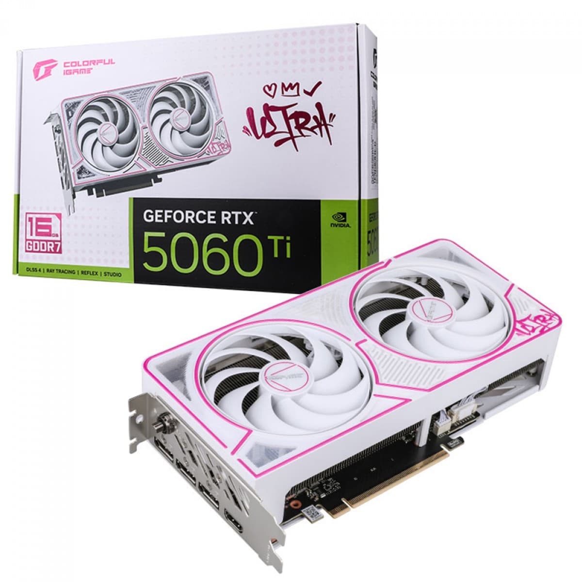 RTX 5060 Ti 16GB Colorful RTX 5060 Ti 16GB iGame Ultra W Duo OC