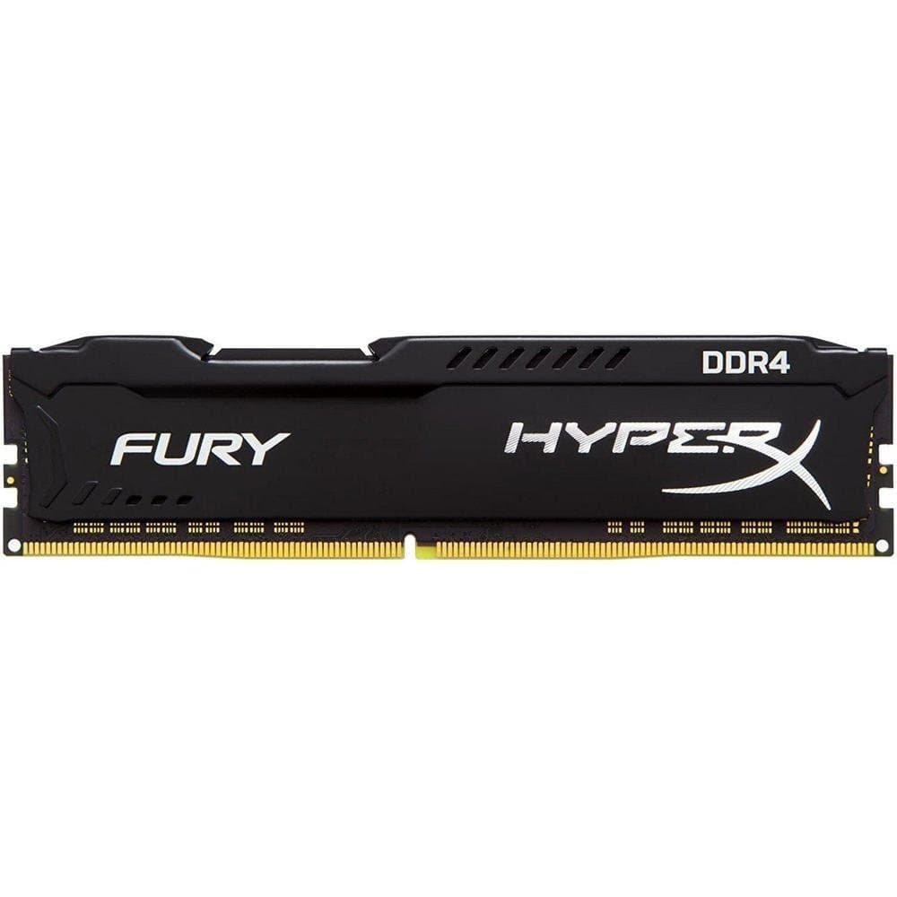 Kingston HyperX Fury 8GB DDR4 Kingston HyperX Fury 8GB (1x8GB) DDR4 3200MHz CL18 Preto - HX432C18FB2/8