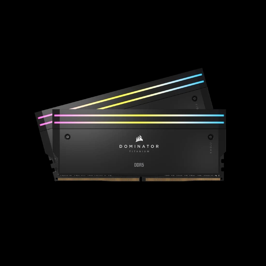 Corsair Dominator Titanium RGB 96GB (2x48GB) DDR5 Corsair Dominator Titanium RGB 96GB (2x48GB) DDR5 6400MHz CL32 Preto - CMP96GX5M2B6400C32