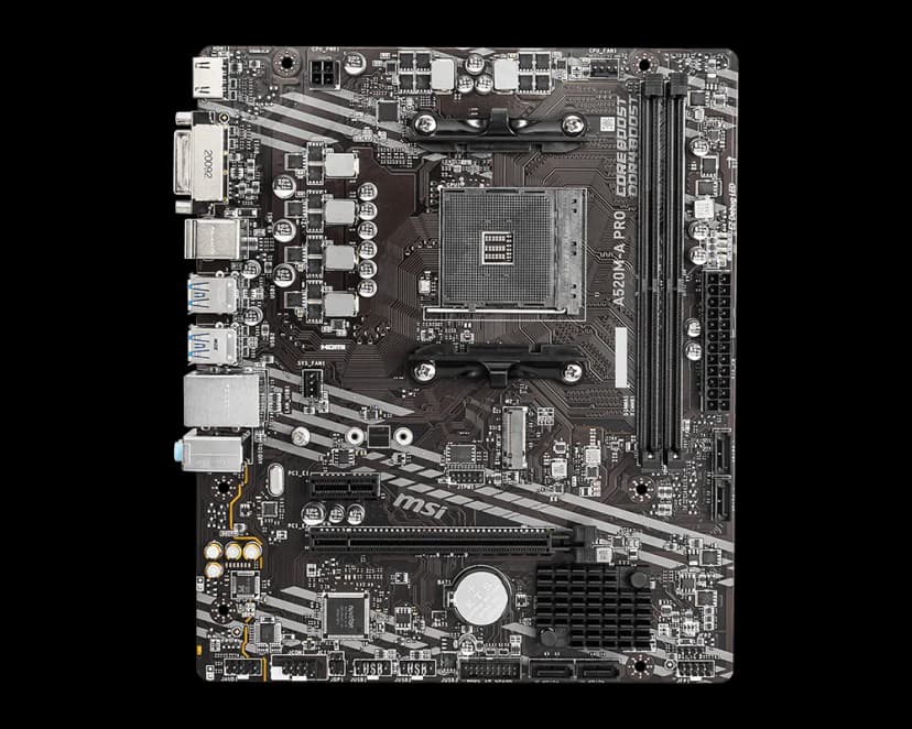 MSI A520M-A PRO AM4 Micro-ATX DDR4
