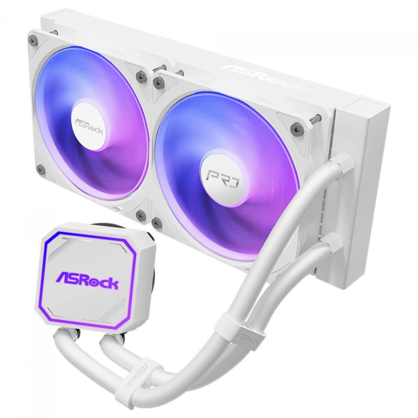 Water Cooler ASRock Pro White 240 240mm ARGB Branco - 90-APRA24-WAAGA6