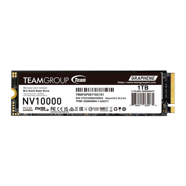Team Group NV10000 1TB SSD NVMe Gen 5 - TM8FGP001T0C101