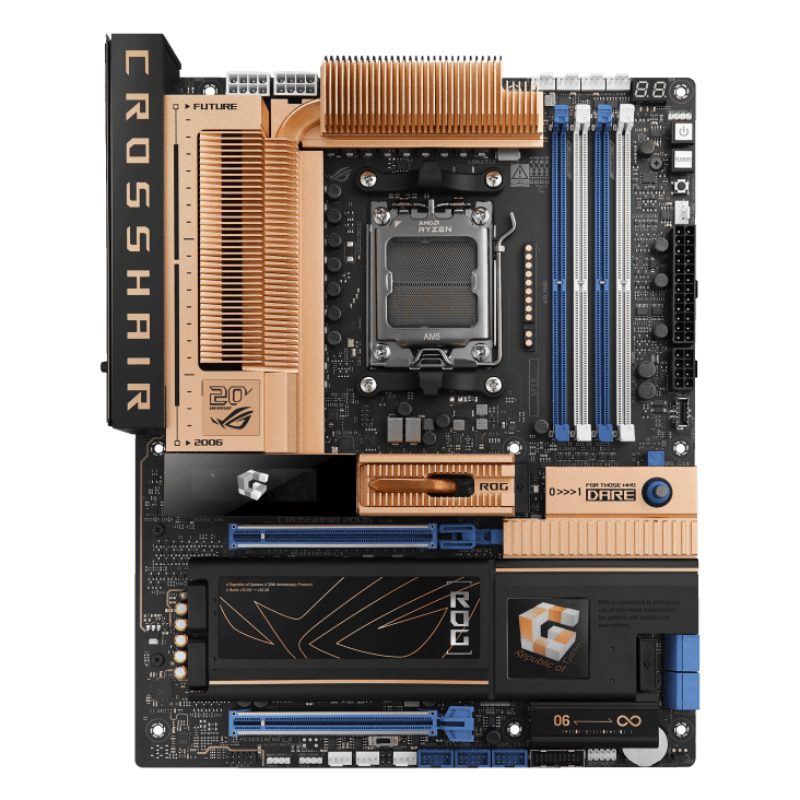 ASUS ROG CROSSHAIR 2006 X870E AM5 ATX DDR5 WiFi