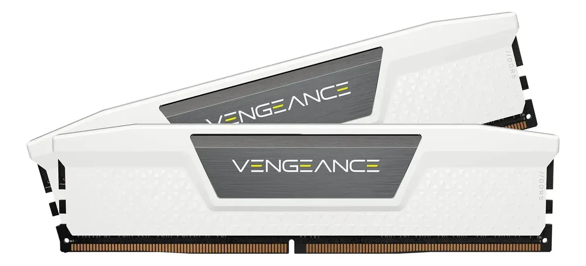 Corsair Vengeance 48GB (2x24GB) DDR5 Corsair Vengeance 48GB (2x24GB) DDR5 6000MHz CL30 Branco - CMK48GX5M2B6000C30W
