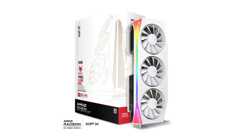 XFX RX 9070 XT Mercury OC White