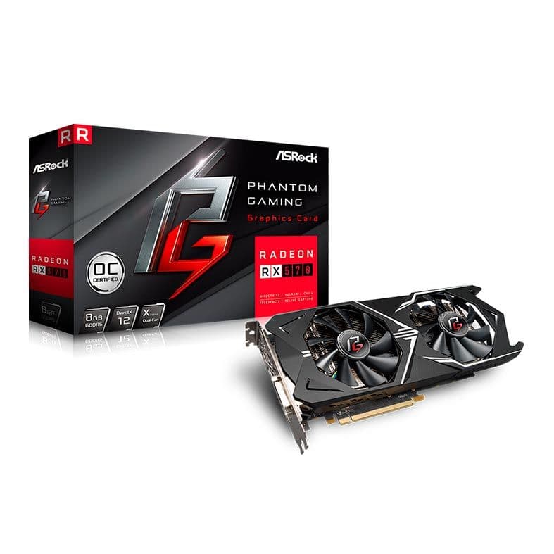 RX 570 8GB ASRock RX 570 8GB Phantom Gaming