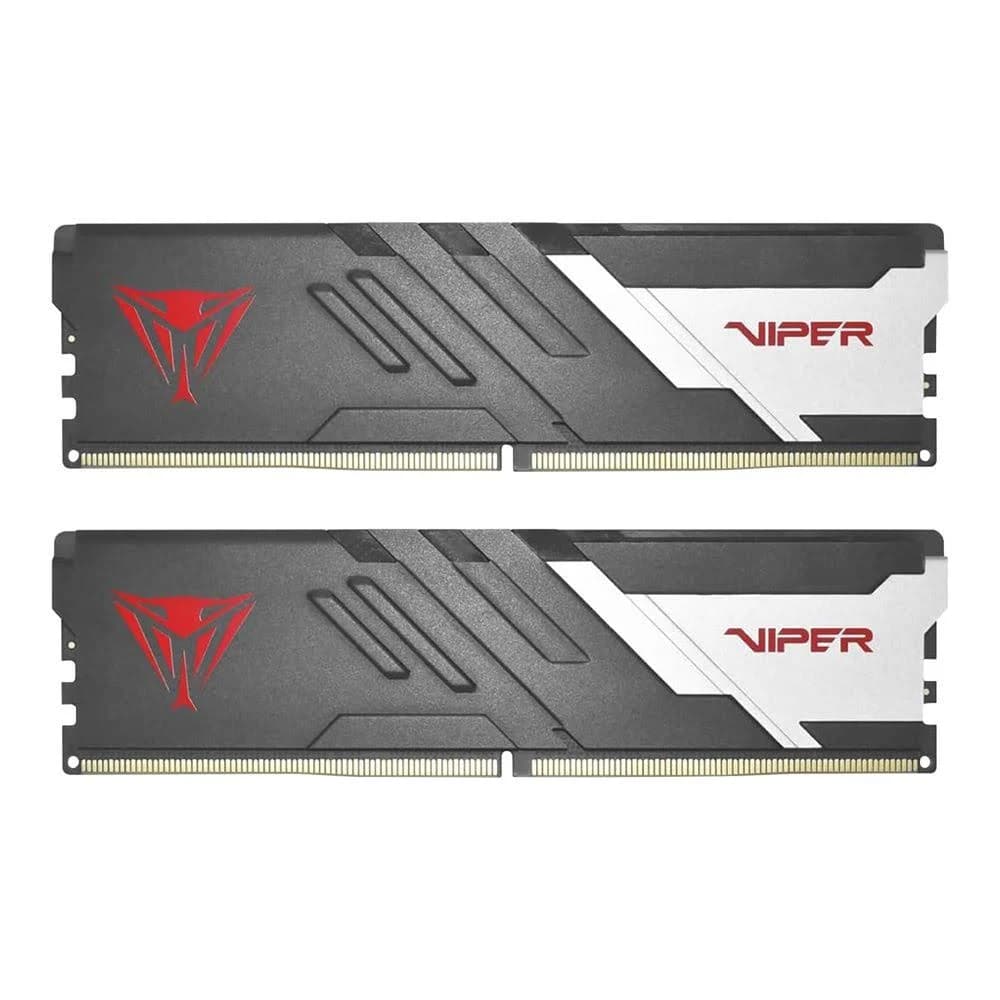 Patriot Viper Venom RGB 32GB (2x16GB) DDR5 Patriot Viper Venom RGB 32GB (2x16GB) DDR5 6400MHz CL32 Preto - PVVR532G640C32K
