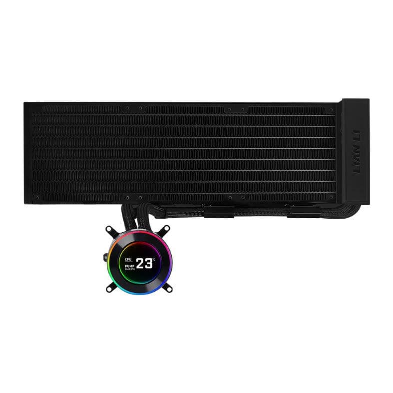 Water Cooler Lian Li Hydroshift II LCD-C Wireless 360mm RGB Water Cooler Lian Li Hydroshift II LCD-C Wireless 360mm RGB Preto - GHS2LCD36B