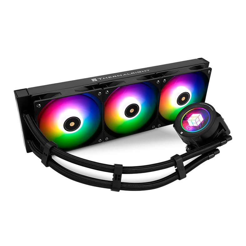 Water Cooler Thermalright Core Vision 360 360mm ARGB Water Cooler Thermalright Core Vision 360 360mm ARGB Preto - TR-CV-360-BK-ARGB
