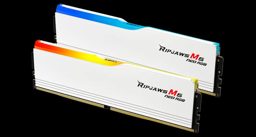 G.Skill Ripjaws M5 Neo RGB 32GB (2x16GB) DDR5 6000MHz CL36 Branco - F5-6000J3636F16GX2-RM5NRW
