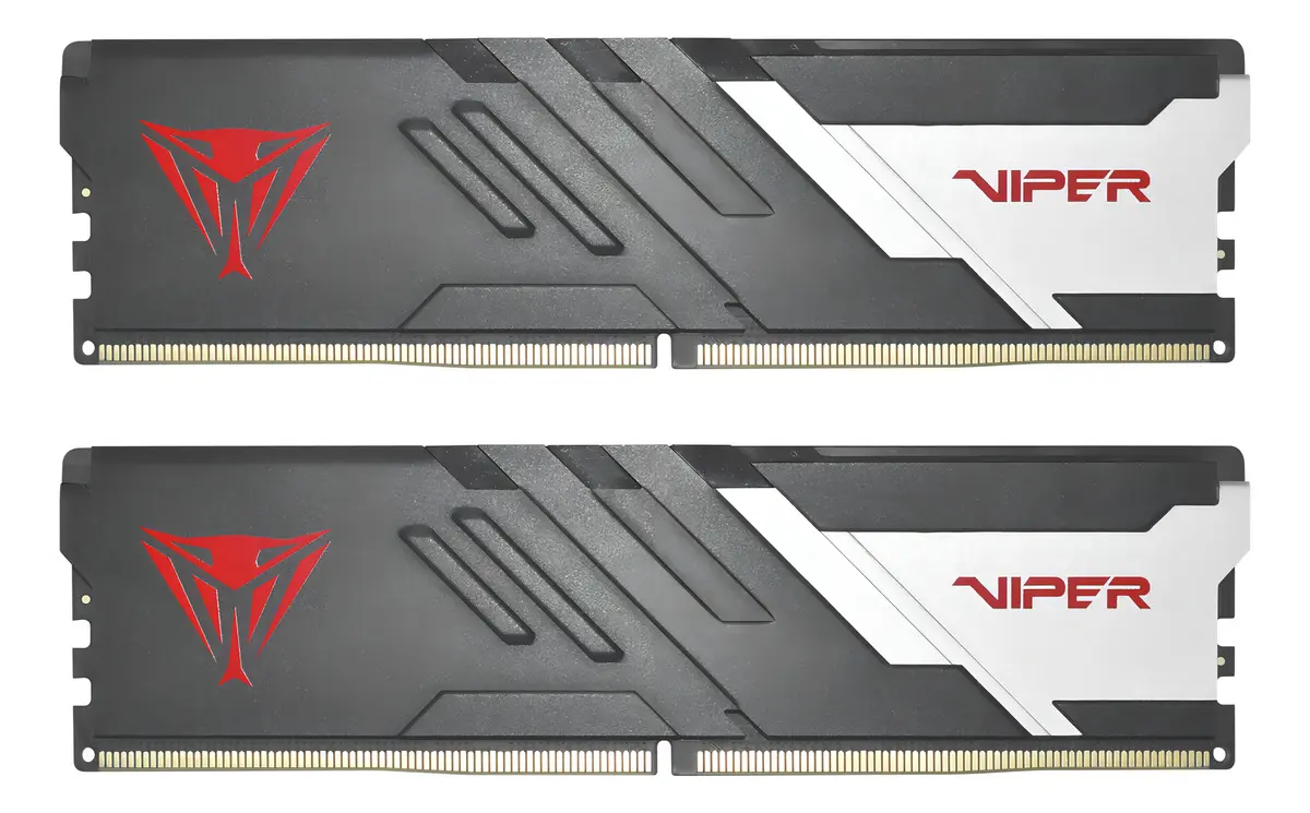 Patriot Viper Venom 64GB (2x32GB) DDR5 Patriot Viper Venom 64GB (2x32GB) DDR5 6400MHz CL32 Preto - PVV564G640C32K