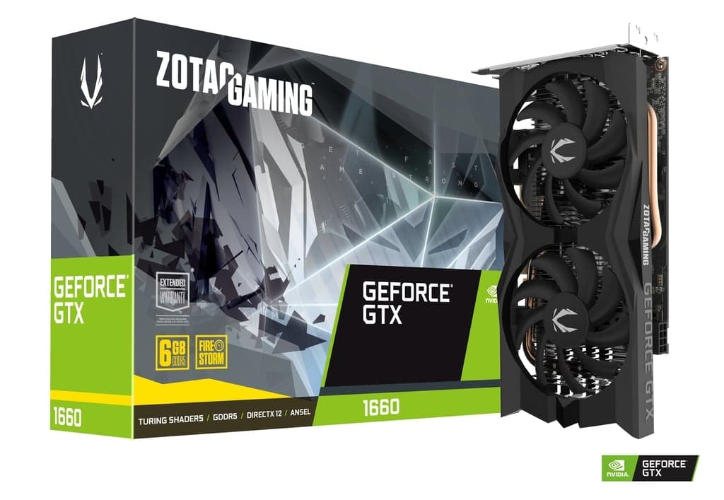 GTX 1660 ZOTAC GTX 1660 Gaming Twin Fan