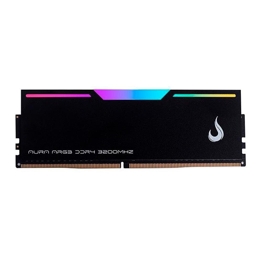 Rise Mode Aura RGB 16GB (1x16GB) DDR4 Rise Mode Aura RGB 16GB (1x16GB) DDR4 3200MHz CL19 Preto - RM-D4AB-16G-3200ARGB