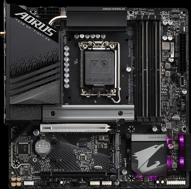 Gigabyte Z790M AORUS Elite AX LGA1700 Micro-ATX DDR5 WiFi