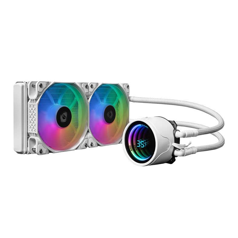 Water Cooler Mancer Mystic G1 240mm ARGB Water Cooler Mancer Mystic G1 240mm ARGB Branco - MCR-MTC240-WH01