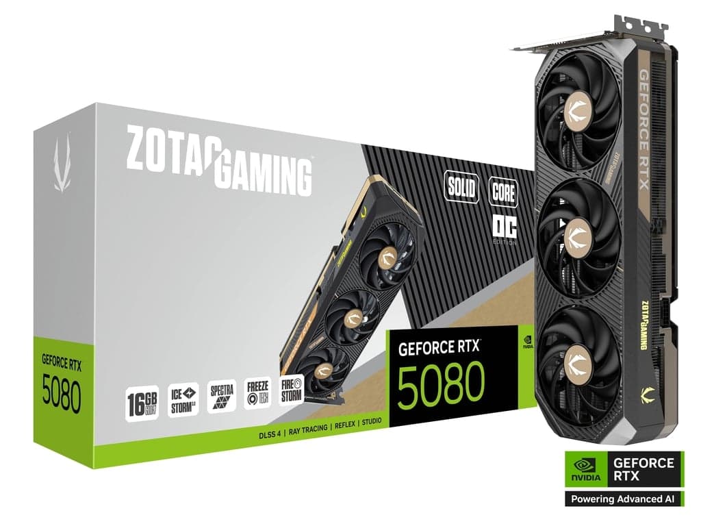 RTX 5080 ZOTAC RTX 5080 Solid Core OC