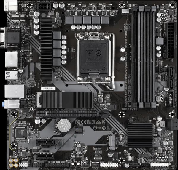 Gigabyte B760M DS3H DDR4 LGA1700 Micro-ATX DDR4 Gigabyte B760M DS3H DDR4 LGA1700 Micro-ATX DDR4