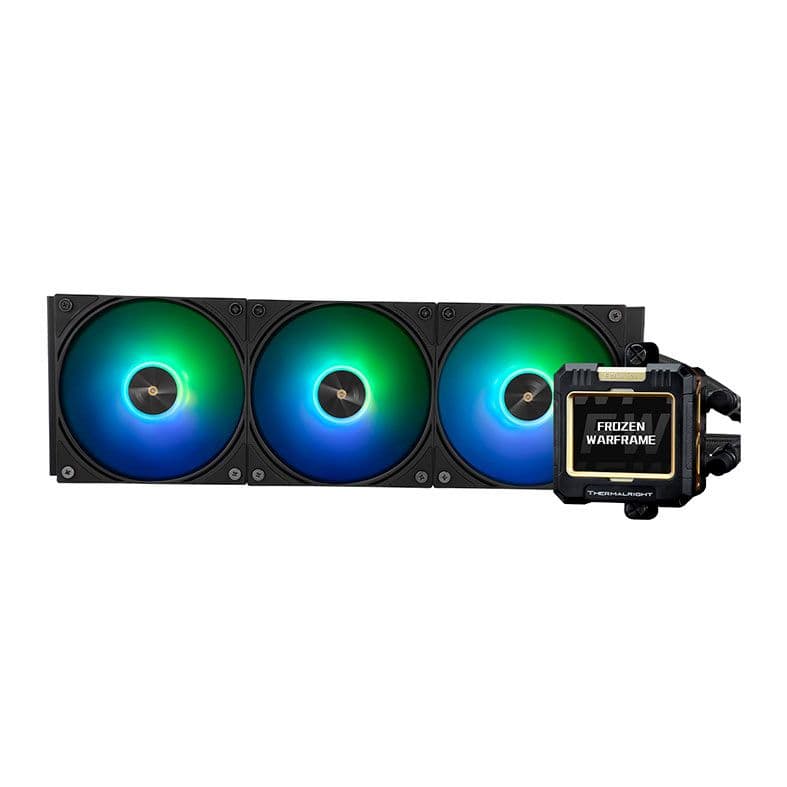 Water Cooler Thermalright Frozen Warframe 360 360mm ARGB Water Cooler Thermalright Frozen Warframe 360 360mm ARGB Preto - TR-FW-360-BK-ARGB