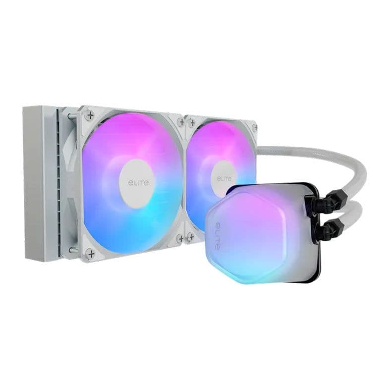 Water Cooler Cooler Master 240 Elite 240mm ARGB Branco - ELW-D24M-A21DA-RW