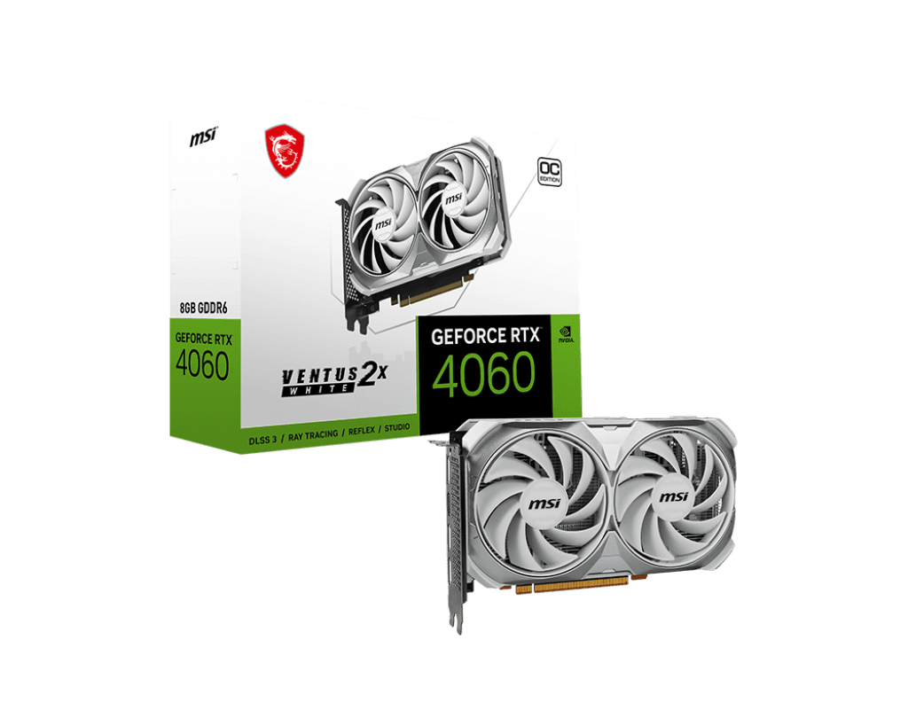 RTX 4060 MSI RTX 4060 Ventus 2X White OC