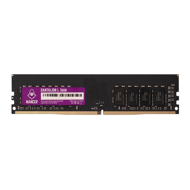 Mancer Dantalion L 16GB (1x16GB) DDR4 2666MHz CL19 Preto - MCR-DTLL-16GB