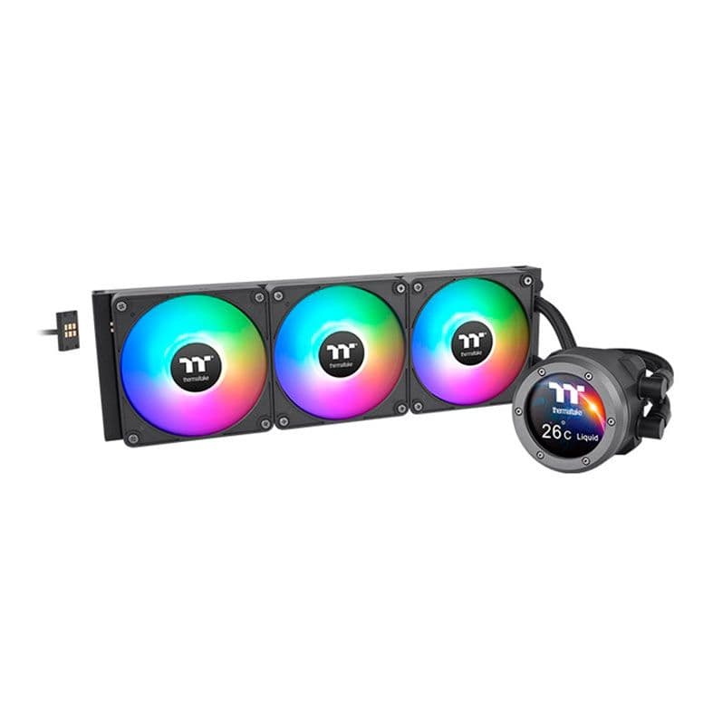 Water Cooler Thermaltake TH360 V2 Ultra EX ARGB Sync 360mm ARGB Water Cooler Thermaltake TH360 V2 Ultra EX ARGB Sync 360mm ARGB Preto - CL-W415-PL12SW-A
