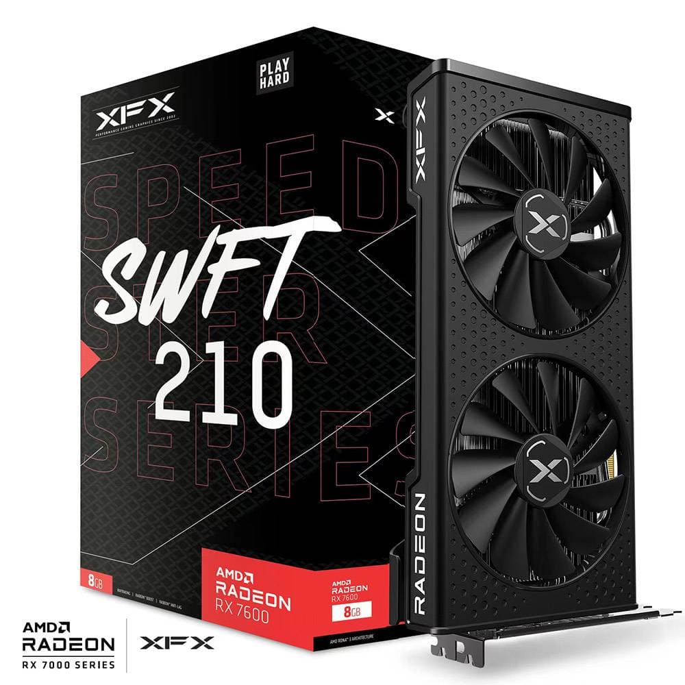 RX 7600 XFX RX 7600 Speedster SWFT210