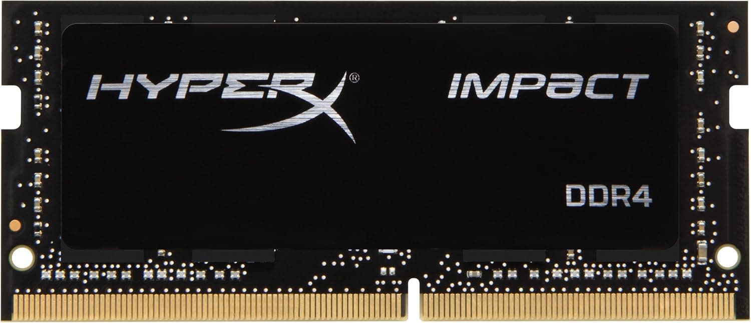 Kingston HyperX Impact 32GB (1x32GB) DDR4 SO-DIMM Kingston HyperX Impact 32GB (1x32GB) DDR4 SO-DIMM 2666MHz CL16 Preto - HX426S16IB/32