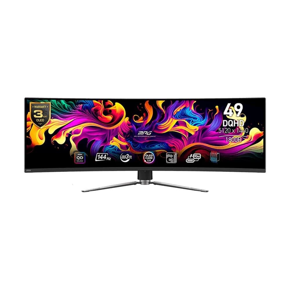 MSI MPG 491CQP 49" DQHD 144Hz OLED - 9S6-3FA84T-002 MSI MPG 491CQP 49" DQHD 144Hz OLED - 9S6-3FA84T-002
