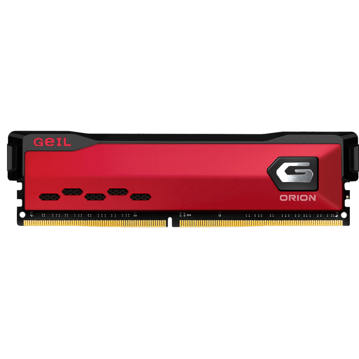 Geil Orion 8GB (1x8GB) DDR4 Geil Orion 8GB (1x8GB) DDR4 3600MHz CL18 Vermelho - GAOR48GB3600C18BSC