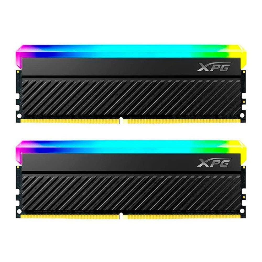 ADATA XPG Spectrix D45G RGB 16GB (2x8GB) DDR4 ADATA XPG Spectrix D45G RGB 16GB (2x8GB) DDR4 3200MHz CL16 Preto - AX4U32008G16A-DCBKD45G