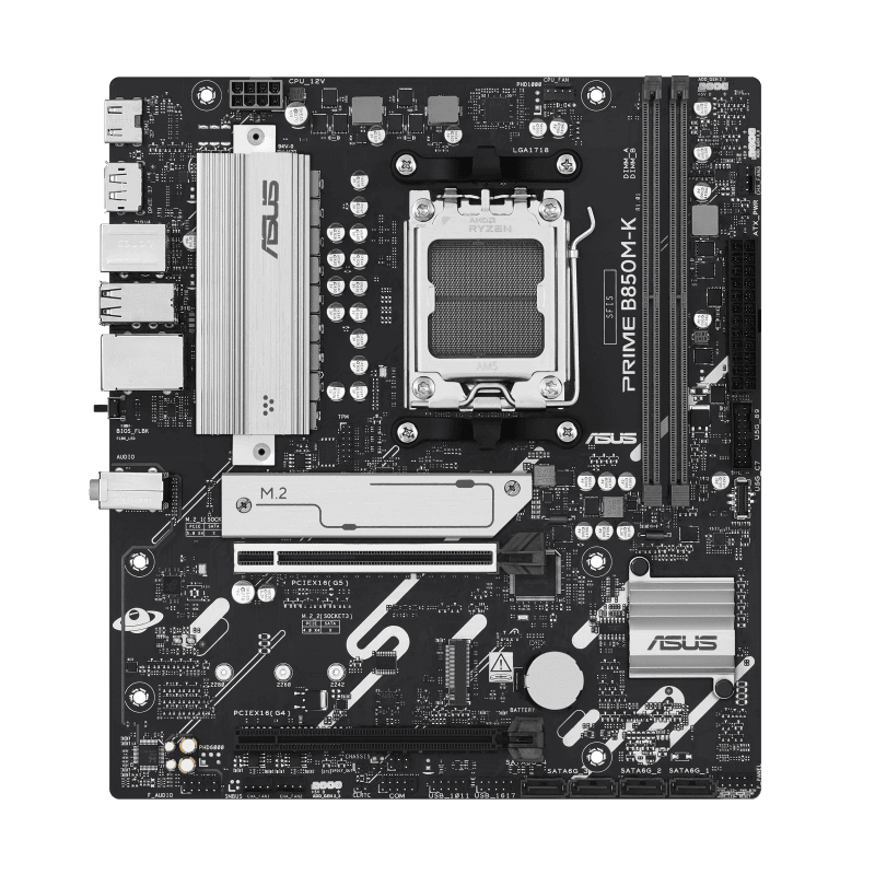 ASUS PRIME B850M-K AM5 Micro-ATX DDR5 ASUS PRIME B850M-K AM5 Micro-ATX DDR5