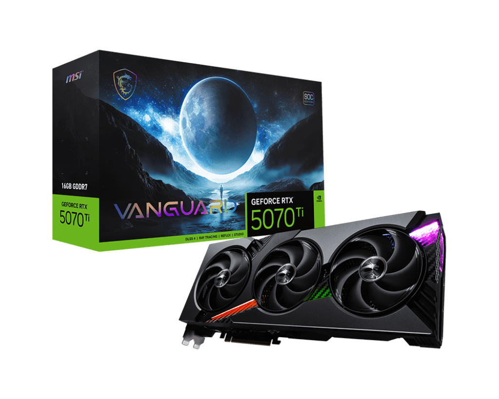 RTX 5070 Ti MSI RTX 5070 Ti VANGUARD SOC