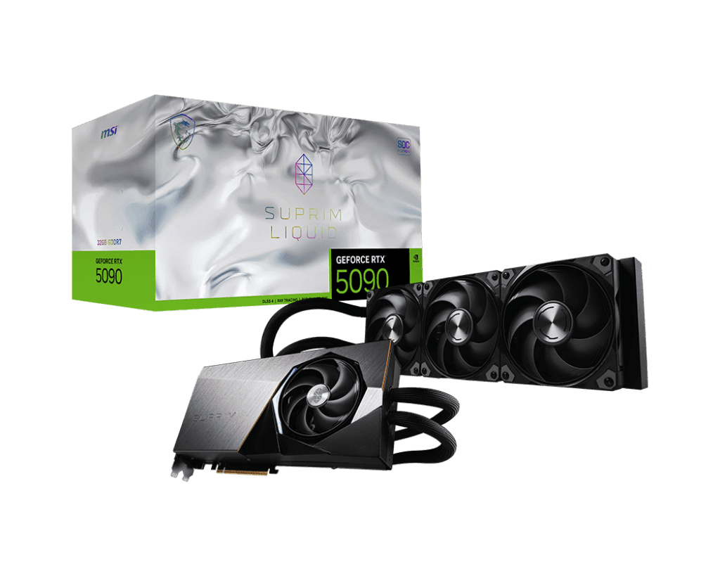 RTX 5090 MSI RTX 5090 Suprim Liquid SOC