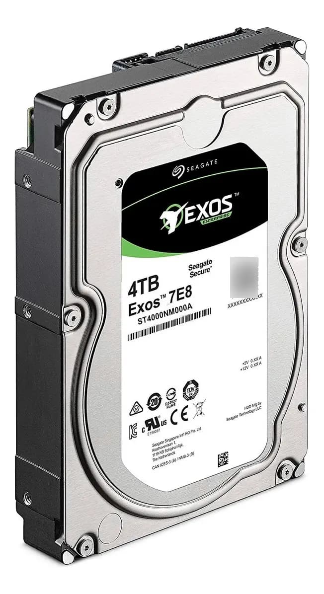 Seagate Exos 4TB HDD SATA III - ST4000NM000A Seagate Exos 4TB HDD SATA III - ST4000NM000A