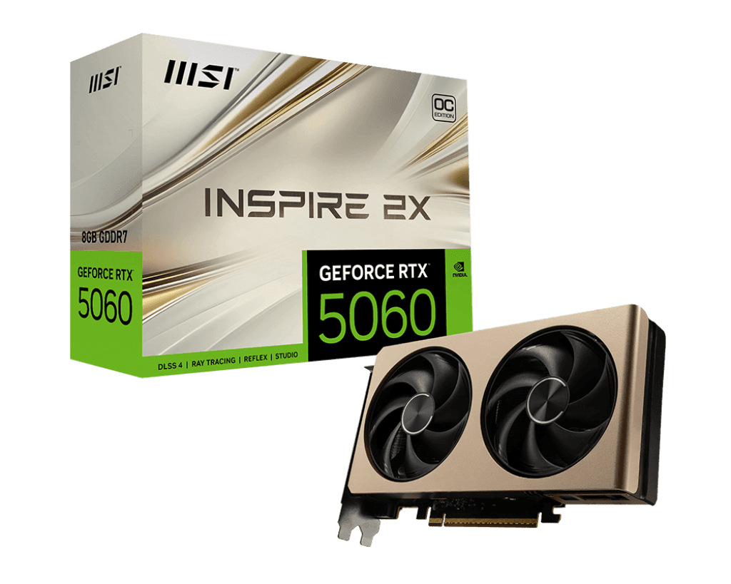 RTX 5060 MSI RTX 5060 Inspire 2X OC