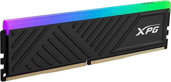 ADATA XPG Spectrix D35G RGB 8GB (1x8GB) DDR4 ADATA XPG Spectrix D35G RGB 8GB (1x8GB) DDR4 3600MHz CL18 Preto - AX4U36008G18I-SBKD35G