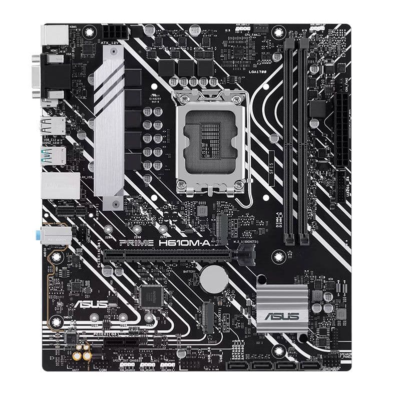 ASUS PRIME H610M-A LGA1700 Micro-ATX DDR5 ASUS PRIME H610M-A LGA1700 Micro-ATX DDR5
