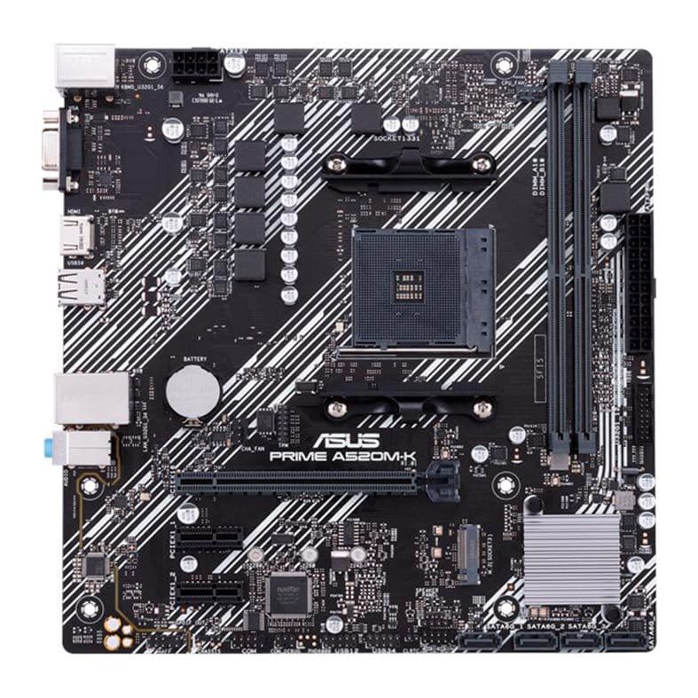 ASUS PRIME A520M-K AM4 Micro-ATX DDR4 ASUS PRIME A520M-K AM4 Micro-ATX DDR4