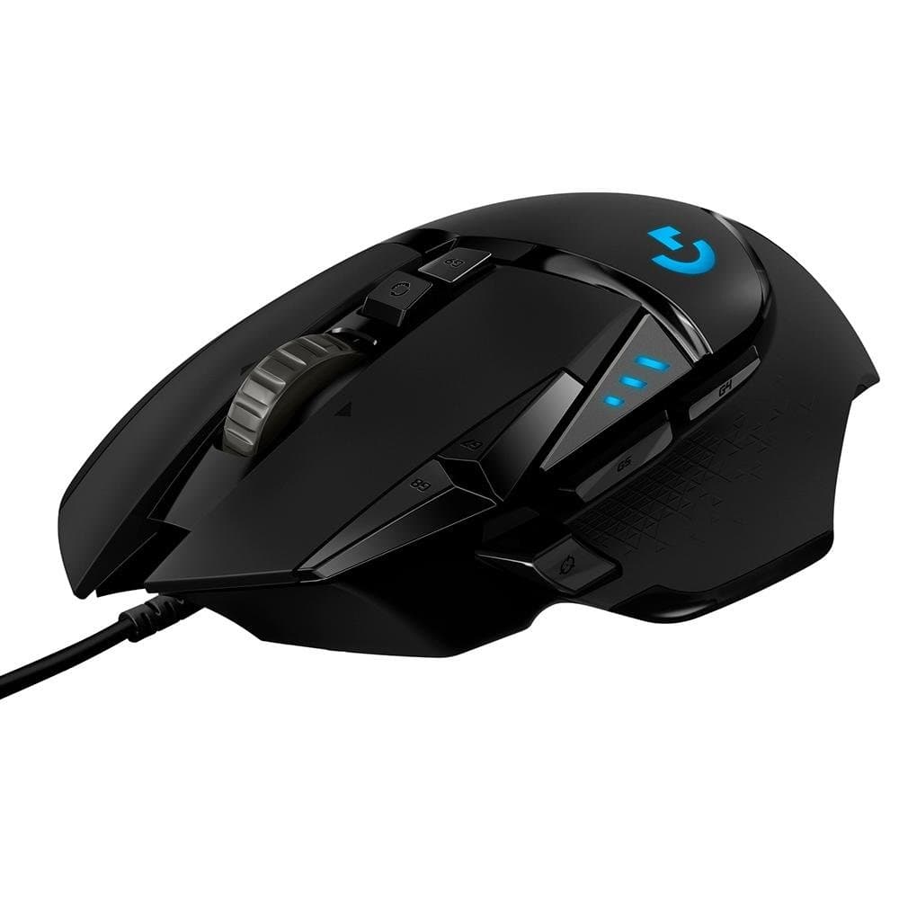 Logitech G502 25600 DPI Preto - 910-005550 Logitech G502 25600 DPI Preto - 910-005550