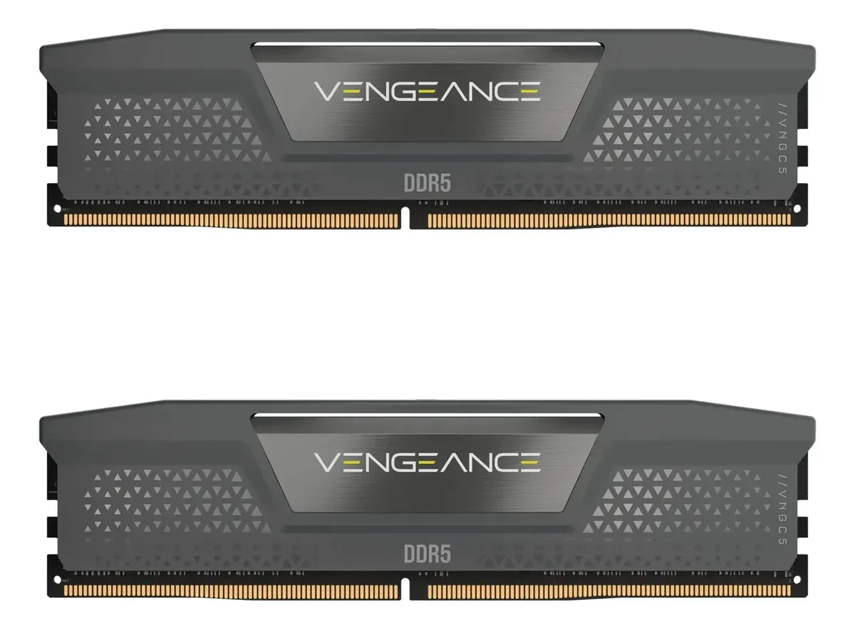 Corsair Vengeance 32GB (2x16GB) DDR5 Corsair Vengeance 32GB (2x16GB) DDR5 6400MHz CL32 Cinza - CMK32GX5M2B6400Z32