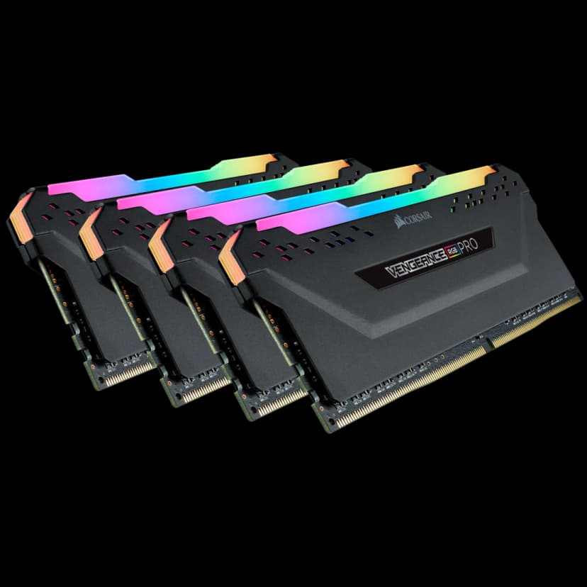 Corsair Vengeance RGB Pro 32GB (4x8GB) DDR4 3600MHz CL18 Preto - CMW32GX4M4D3600C18